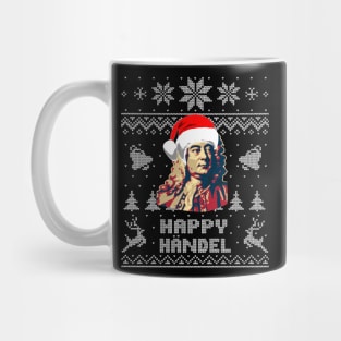 George Frideric Handel Funny Christmas Mug